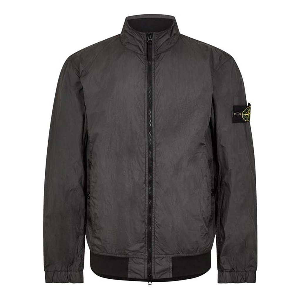 Stone Island Crinkle Reps Bomber Jacket - Grey